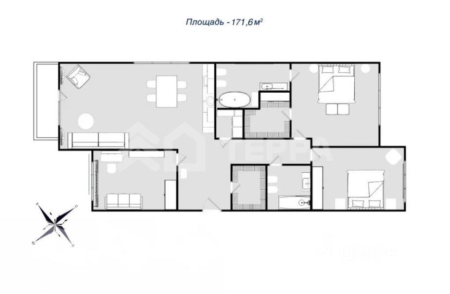 Объект ID 17492 - Квартира
