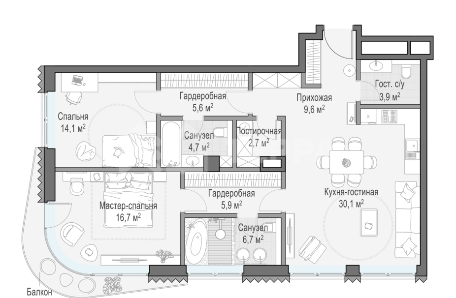 Объект ID 700000097 - Квартира
