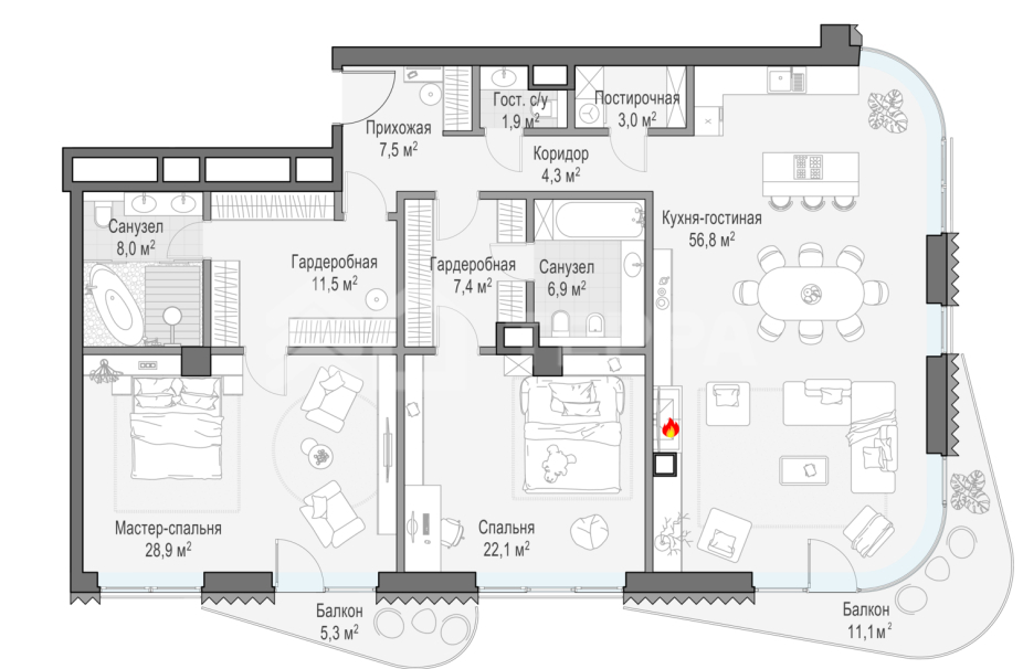 Объект ID 700000115 - Квартира