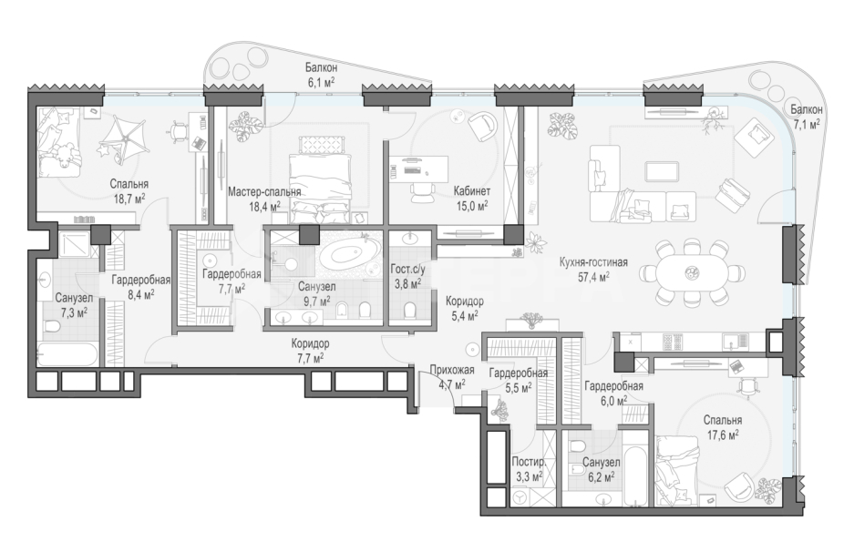 Объект ID 700000030 - Квартира