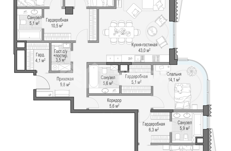 Объект ID 700000053 - Квартира