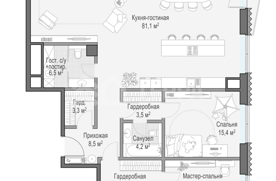 Объект ID 700000102 - Квартира