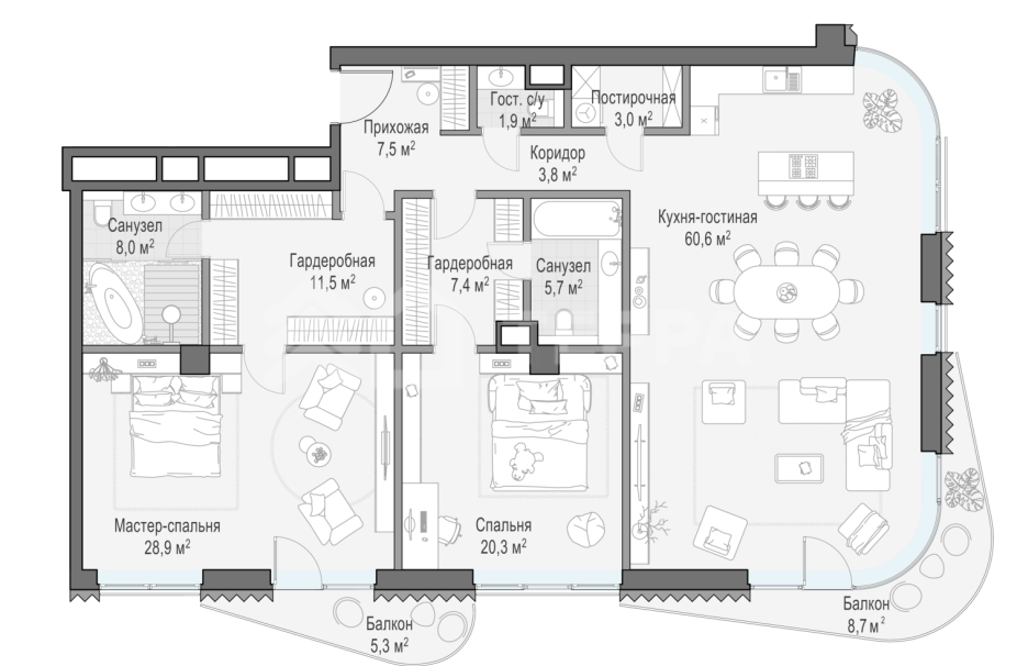 Объект ID 700000103 - Квартира