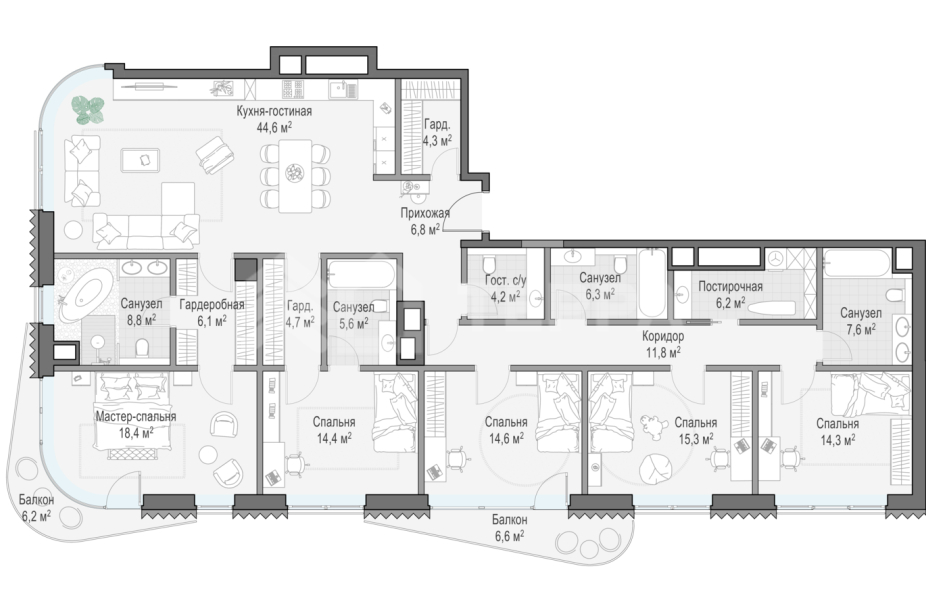 Объект ID 700000008 - Квартира