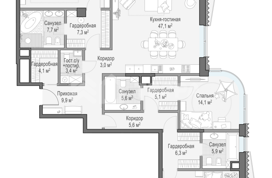 Объект ID 700000054 - Квартира