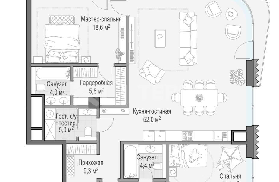 Объект ID 700000090 - Квартира