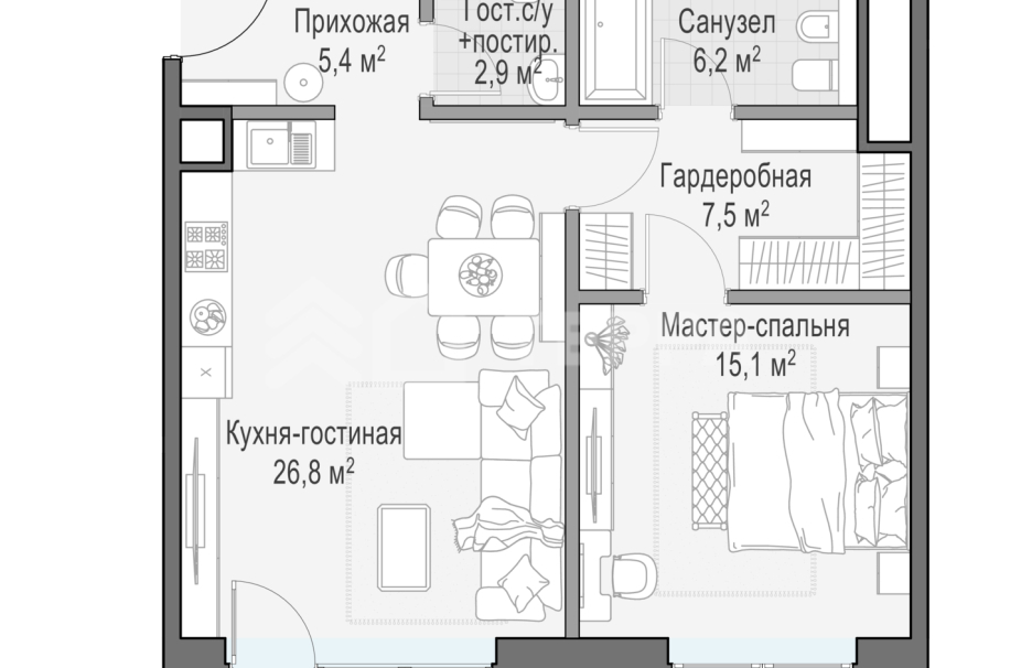 Объект ID 700000045 - Квартира