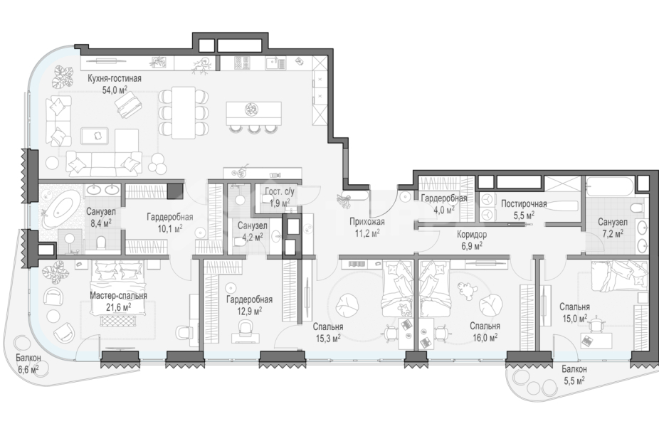 Объект ID 700000009 - Квартира