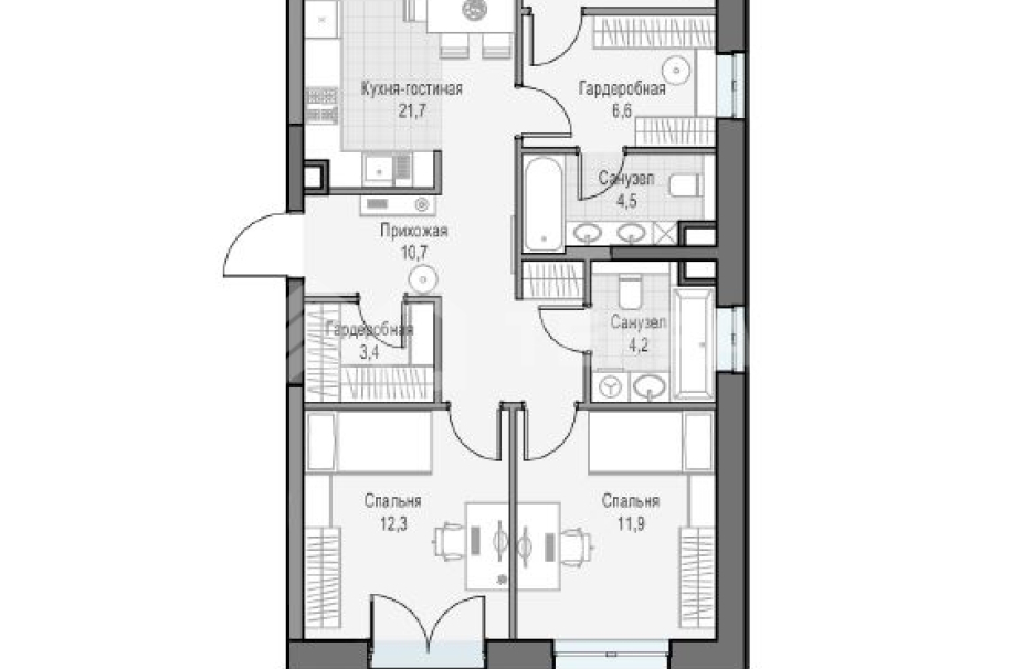 Объект ID 17010 - Квартира