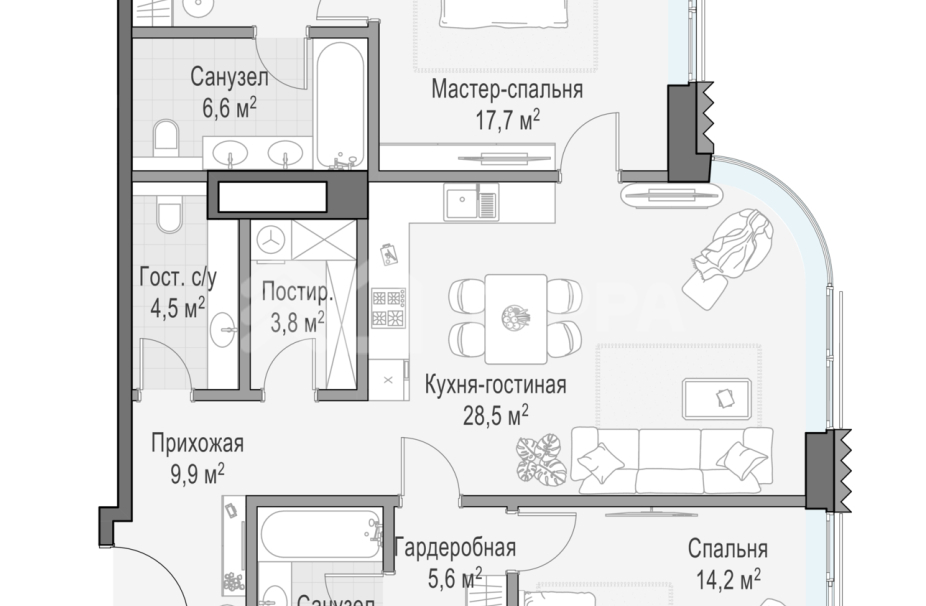 Объект ID 700000099 - Квартира