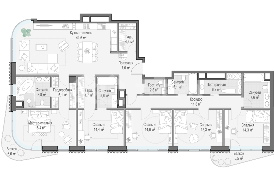 Объект ID 700000009 - Квартира