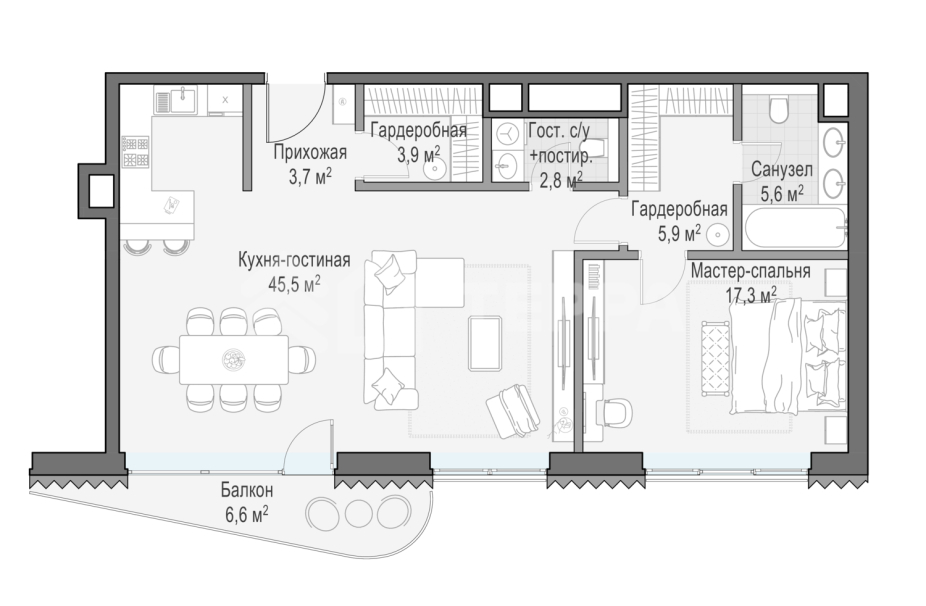 Объект ID 700000027 - Квартира