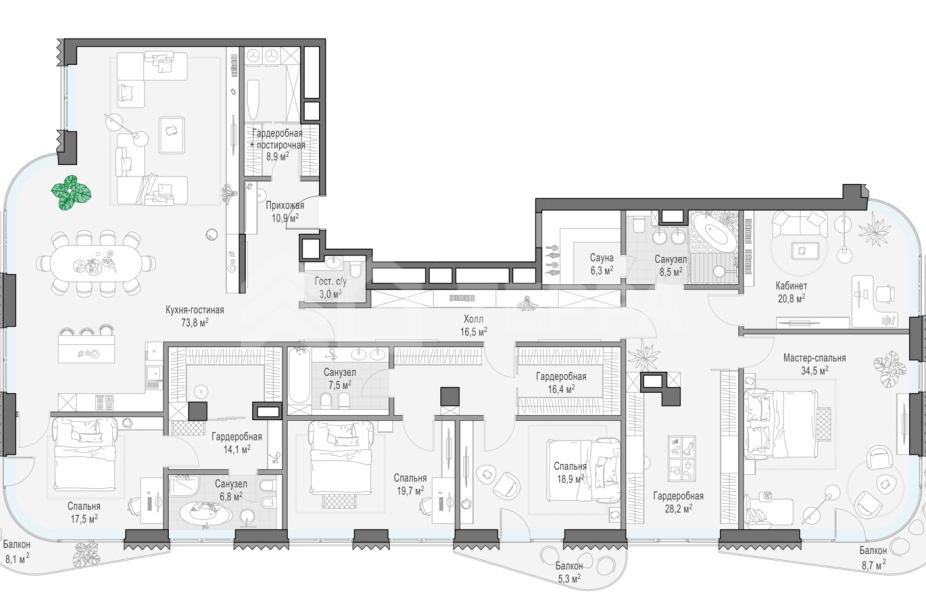 Объект ID 700000069 - Квартира