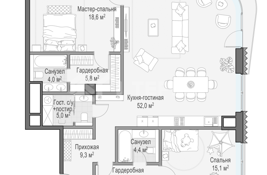 Объект ID 700000087 - Квартира