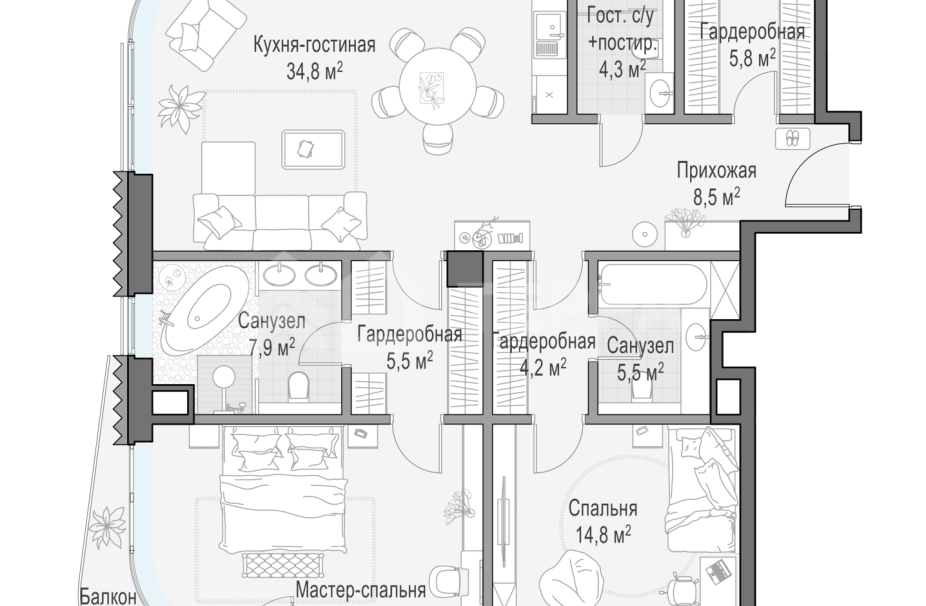 Объект ID 700000025 - Квартира